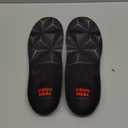 CRUVHEAL Work Pro Comfort Insoles - Shock Absorption - Low Arch - Cushioning Anti Fatigue Shoe Insert Men Women - Non-Slip - Soft Comfortable Work Boot Insoles - Foot Pain Relief (L, Black) (L[Men 8.5-13 - Women 9.5-14])