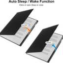 3 x Case for Remarkable Paper Pro 11.8 (2024 Released),Lightweight and Hard Back Shell Protective Book Folio Cover, fit Remarkable Paper Tablet with 11.8 Color DisplayAuto Sleep/Wake,Black