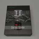 Electric Herb Grinder COMPACT Size, Fast Grinding for Flower Buds, Updated 6 Blades Spice Grinder, USB-Rechargeable Electric Grinder with 2 x 1.7oz/50ml Glass Herb Jars and a Mini Shovel