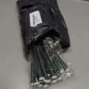 LDHHYH 100 Pack 12 Inch Green Floral Water Tubes, Plastic Fresh Flower Water Tubes with Rubber Caps, Floral Water Picks for Flower Arrangements Supplies