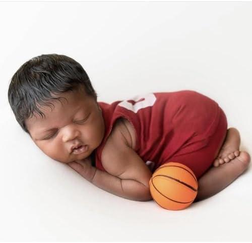 Zeroest Newborn Baby Boy Girl Photography Props Basketball Theme Outfits Baseball Football Fabric Set for Newborn Photo Shoot