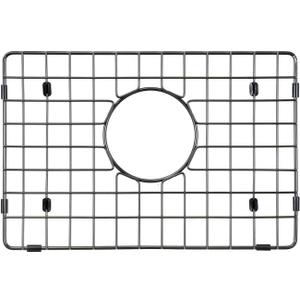 Starstar Sinks Protector Matte Black 304 Stainless Steel Kitchen Sink Bottom Grid, Rack (14 x 11)