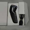 Philips Norelco Shaver 3900 Series, Wet and Dry Electric Shaver, P-Cap, Travel Pouch, Charging Stand, Storm Blue, Model S3341/92 (Silver New)