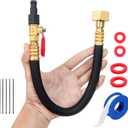 Flush Hose Fitting Kit for Yamaha,PWC WaveRunner/Sport Jet Boat Flush Fitting Kit Black Compatiable For Yamaha,LX VX VXR FXHO VX110 VX Deluxe FX Cruiser Jet Ski (Jet Boat Flush Fitting Kit-Black)