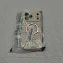 360 Spin Silicone Stand (Pro-Version) for iPhone 17 Pro Max Case: Cute Wavy [Full Camera Protection] (Fit for MagSafe) Shockproof Women Girl Phone Case for iPhone 17 Pro Max 6.9", Antique White