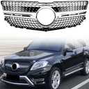 Grill Compatible For Mercedes Benz X204 GLK Front Grille GLK200 GLK220 GLK250 GLK350 GLK300 DIAMOND 2012 2013 2014 2015