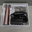 4.8IN Longer Electric Foot Callus Remover with 80pcs Sandpaper Discs, Professional Aluminum Callus Remover for Feet, Stepless Speed Control Pedicure Tools for Dead Skin (Pink)