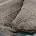 Genina Seat Covers for Chairs Seat Covers for Dining Room Chair Slipcovers Kitchen Chair Covers Dining Chair Covers (6 PCS-Rear-Covered, Khaki)