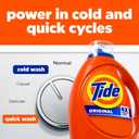Tide Laundry Detergent Liquid, Original Scent, 64 Loads, 80 FL OZ, Works on 100% of Common Stains, Laundry Soap, Liquid Laundry Detergent