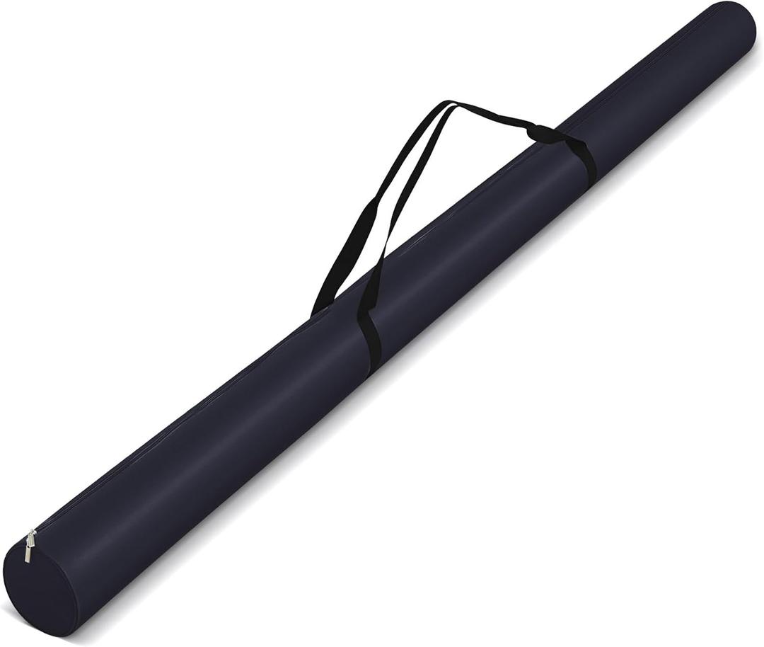 Javelin Carrying Bag Heavy Duty Polyester Fabric Javelin Carrying Case for Track and Field Throwing Equipment, Hold up to 10 Javelins (Black)