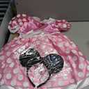 Disney Minnie Mouse Pink Dress Costume for Girls, Official Disney Costume, Todder Size Medium (3T-4T)