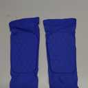 XZQTIVE Soccer Shin Guards Shin Defender for Kids Youth Adult, Ski Shin Guards Calf Compression Sleeve with Honeycomb Shin Pads (royal blue)