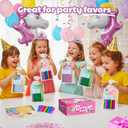 JoyCat 24 Pack Foil Craft Party Favors,No Mess Arts and Crafts for Kids,Goodie Bag Stuffers,DIY Creative Activity, Birthday Present for Girls Boys 4 5 6 7 8 9 Years Old(Unicorn)