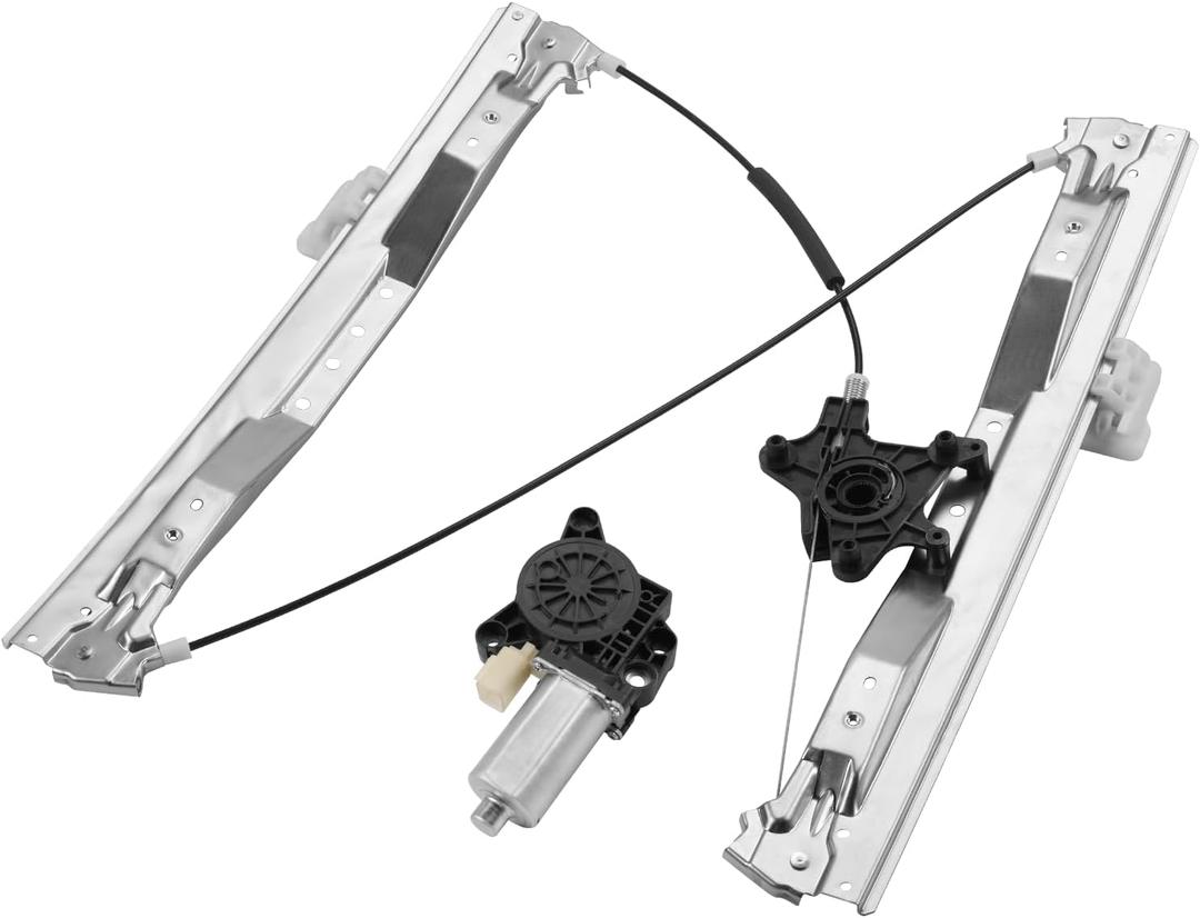 Front Left Driver Side Power Window Regulator with Motor Compatible with Dodge Grand Caravan 2008-2020/ Chrysler Town & Country 2008-2016/ Ram C/V 2012-2015, Replace OE 748-508