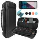 Carrying Case Accessories Kit for Nintendo Switch 2(2025), Kit with Protective Hard Shell Portable Travel Carry bag,Screen Protectors,Game Card Case and Thumb Caps