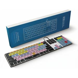 KB Covers Pro Tools Keyboard for Mac, Backlit Aluminum, USB-C Wired