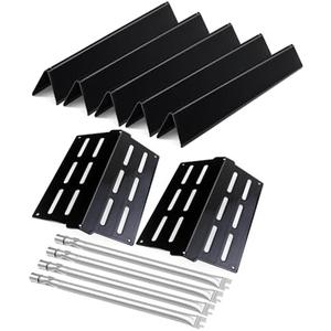 STCNADCR 7621 7620 Flavorizer Bars 65505 Heat Deflector and 62752 4 Burner Grill Replacement Parts for Weber Genesis 300 Series
