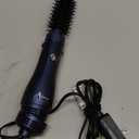 Aima Beauty Blow Dryer Brush Set - 4-in-1 Round Brush Blow Dryer Adds Shine, Smooth, Curl & Volume for Short to Medium Hair, Interchangeable 1” & 1.25” Round Barrel, Ionic Frizz Control, Prussian Blue