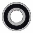 XIKE 4 Pcs 6201-8-2RS Bearings 1/2" x32x10mm, Double Rubber Seals and Pre-Lubricated, Deep Groove Ball Bearing.