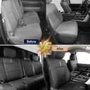 Full Set car seat Covers for Toyota Tundra 2022-2026,Faux Leather Waterproof Pickup seat Covers Custom fit for Toyota Tundra Accessories, for Truck seat Covers 2022 2023 2024 2025 2026 SR SR5
