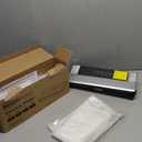 Bonsenkitchen Vacuum Sealer Machine | Compact Food Sealer for Kitchen Storage & Meal Prep | Multiple Modes | External Vacuum System | 5 Bags, Silver