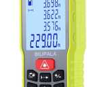 Laser Distance Measuring Tool, 70M/229ft Laser Measure, 2mm Accuracy Laser Distance Meters with Backlit LCD, Measuring Distance, Area, Volume, Pythagorean Mode for Indoor/Outdoor Use(Red Laser)