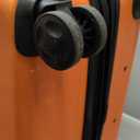 Amazon Basics 30" Hardside Large Checked Luggage, Expandable For Up to 15% More Space, Hardshell Suitcase With Wheels, Scratch-Resistant Surface, Four Multi-directional Wheels, Orange