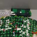 FCBZDQ 4Pcs Merry Christmas Shower Curtain Sets with Non-Slip Rugs, Toilet Lid Cover and Bath Mat, Xmas Winter Holiday Bathroom Decor with 12 Hooks 72 x 72 Inch