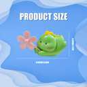 2 x HQRNYP Cute Dragon Car Air Freshener Vent Clip, Stitch Car Air Freshener, Rotating Propeller Cartoon Diffuser with Creative Auto Perfume Decoration, Auto Decoration for Most Vehicles (Dragon, Style1)