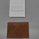 furid Leather Wallet Compatible with Airtag: Slim Air Tag Wallet for Men RFID Blocking, Bifold, Front Pocket, Minimalist Card Holder