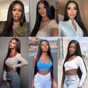 22 24 26 Inch Natural Black Color Straight Human Hair Bundles Peruvian Unprocessed Virgin Hair 3 Bundles Color #1B Straight Bundle
