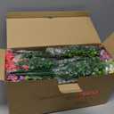 18 Bundles Artificial Flowers for Outdoors No Fade Fake Plants Faux Flowers for Spring Summer Decor, UV Resistant Artificial Outdoor Plants for Outside & Indoor Planter Porch Balcony Patio Decor - Mix (Multi Color)