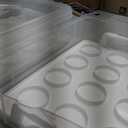 Snapware (2-Layer, 24 Cupcakes Plastic Detachable Cupcake Carrier Storage Container With Lid and Handle, Freezer Dishwasher Microwave Safe (14.25" L x 10.5" W)