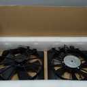 Pack of 2 AC Cooling Radiator Fan Assembly Left & Right Set Compatible with 2008-2012 Honda Accord 2.4L # HO3113123 611130 621-357