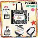 Cosblank 24 Pcs Back to School Gift Bags Composition Notebook Non Woven School Teacher Gift Bags with Handle Candy Treat Thank You Party Favors Supplies for Classroom Activities Wrapping Party Favor, 1 count