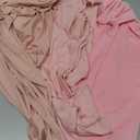 VitalCozy Set of 3 Wedding Arch Cover 4/5/6 ft Fabric Arch Backdrop Cover Double Sided Fitted Spandex for Baby Shower Birthday Party Decoration, Frame Not Included(Pink)