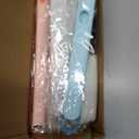 Bottle Brush Long Handle Cup Cleaner Brush Sponge Bottle Scrubber Detachable Handle Portable Sponge Cleaning Brush for Cups Wine Glasses Water Bottles Baby Bottles and Vacuum Flasks(3 PCS) (White, Blue, Pink)