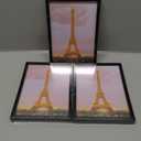 upsimples 5x7 Picture Frame Set of 3, Made of High Definition Glass for 4x6 with Mat or 5x7 Without Mat, Wall and Tabletop Display Photo Frames, Black