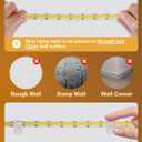 COB LED Strip Light 16.4ft, Dimmable 2300K-6500K White CCT Tunable, DC 24V Cuttable LED Tape Light, High Density 3040 LED 36W CRI 90, APP Remote Control, Music Mode, For Home DIY, Living Room, Bedroom