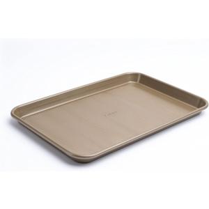Cuisipro Medium Steel Baking Sheet Pan, 15.5x10.5 x1", Silver