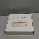 Raycare Flameless Candle with Remote Timer  5 Flickering Acrylic Battery Operated LED Pillar Candles with Embedded Star String for Christmas, Home Decor, and as a Gift(White)