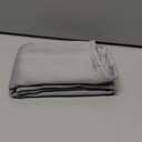 Gwine Silver Grey Valance for Windows, Small Blackout Valance Kitchen Curtains for Bathroom Basement, Modern Rod Pocket Thermal Insulated Window Treatment, 60" Wx18 L, 1 Piece