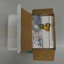 2 x 3-3/4 Inch Brass Cabinet Pulls, Clear Glass Crystal Gold Drawer Pulls and Handles (96mm, 10 Pack)