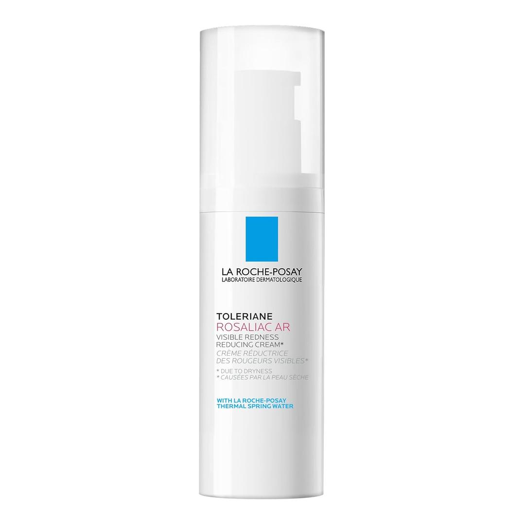 La Roche-Posay Toleriane Rosaliac AR Visible Redness Reducing Cream, Color Correcting Face Cream for Sensitive Skin with Green Pigments, Soothing and Hydrating