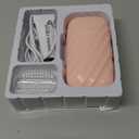 4-in-1 Electric Razor for Women, Bikini Trimmer & Facial Hair Remover, Rechargeable Cordless Dual-Head Shaver, IPX7 Waterproof, Painless & Hypoallergenic for Sensitive Areas, Pink