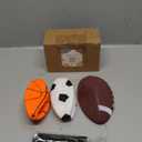 Shindel Sports Balls for Kids, 5 Inches Playground Balls with Hand Pump, Includes Football, Basketball