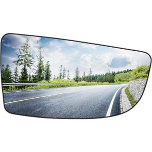 Passenger Right Side Heated Lower Mirror Glass Fits for 2015 2016 2017 2018 2019 2020 2021 2022 Ford Transit T150 T250 T350 HD Replacement for BK3Z17K707B