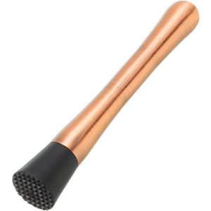 uxcell 8 Inch Stainless Steel Muddler for Cocktail Bar Drink Muddler Bar Tool for Mixing Fruit Drinks Cocktails Rose Gold