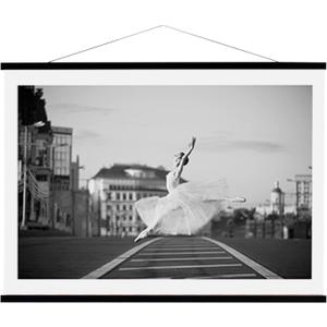 WITCOLOR Magnetic Poster Hanger Frame 28x22 28x20 28x40 Poster Frame 28 Inch Wide 1 Pack Magnetic Hanging Frame Black Wood 28" Wide Magnetic Poster Hanger Picture Frame