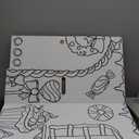 Easy Playhouse Gingerbread House - Kids Art & Craft for Indoor Fun, Color Favorite Holiday Sweets & Winter Friends Decorate & Personalize a Cardboard Fort, 32" X 26. 5" X 40. 5"